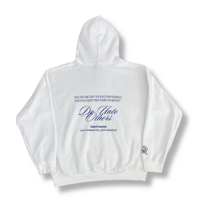 DO UNTO OTHERS HOODIE - WHITE