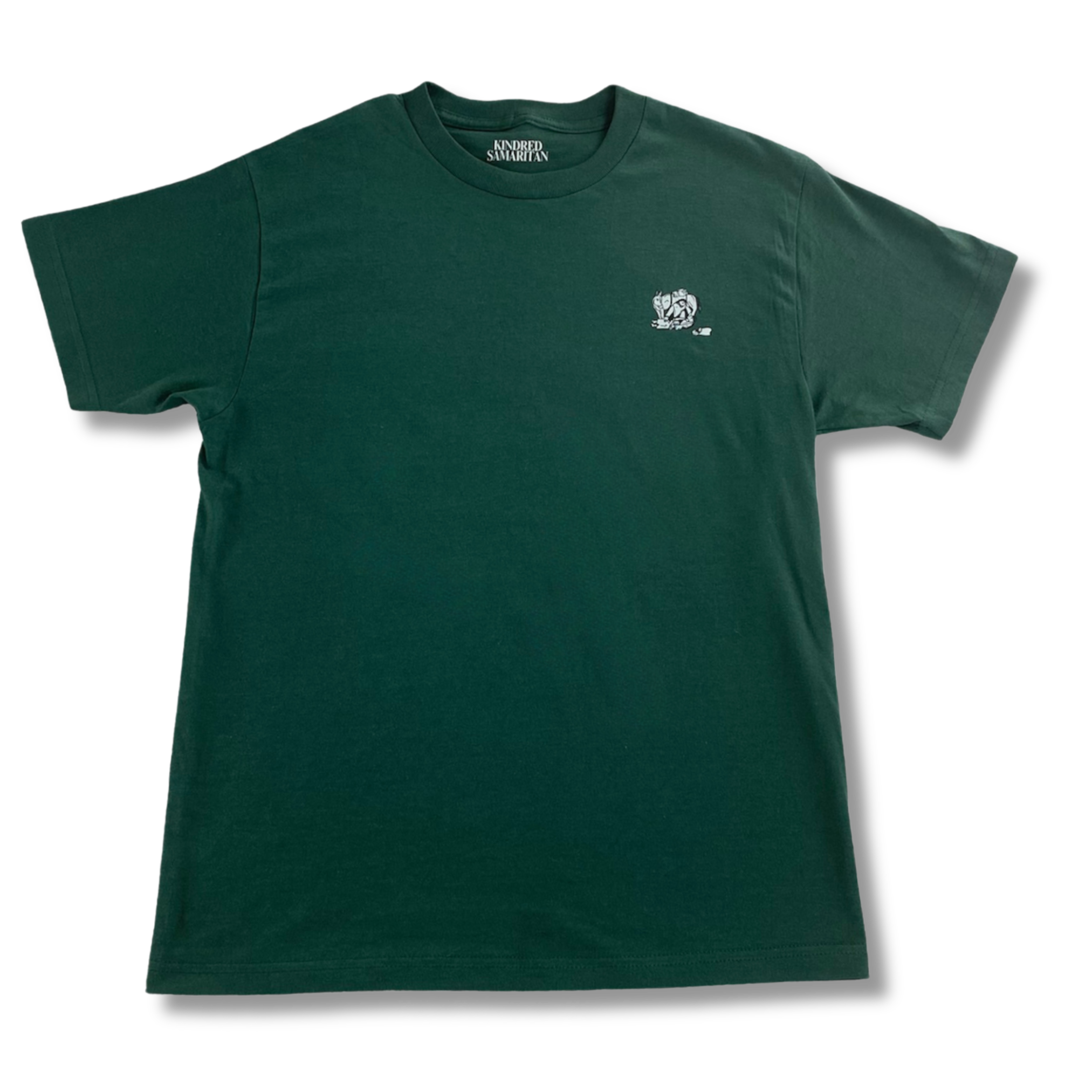 BEYOND THE LABELS T-SHIRT - FOREST GREEN